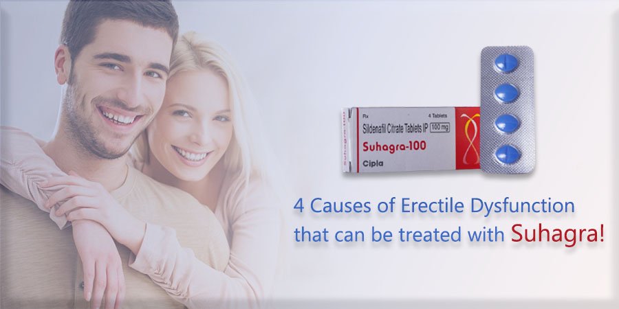 4 Causes of Erectile Dysfunction that can be treated with Suhagra!